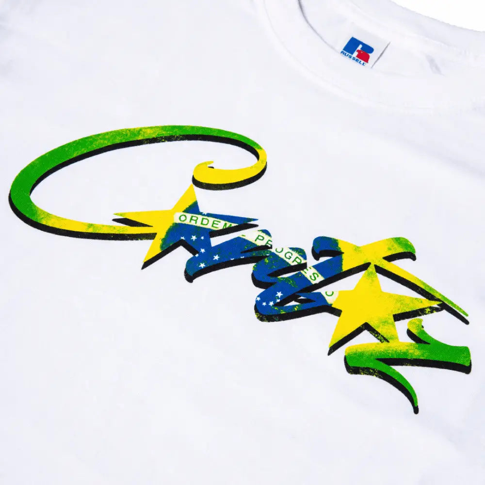 Camiseta Corteiz Brasil Branco