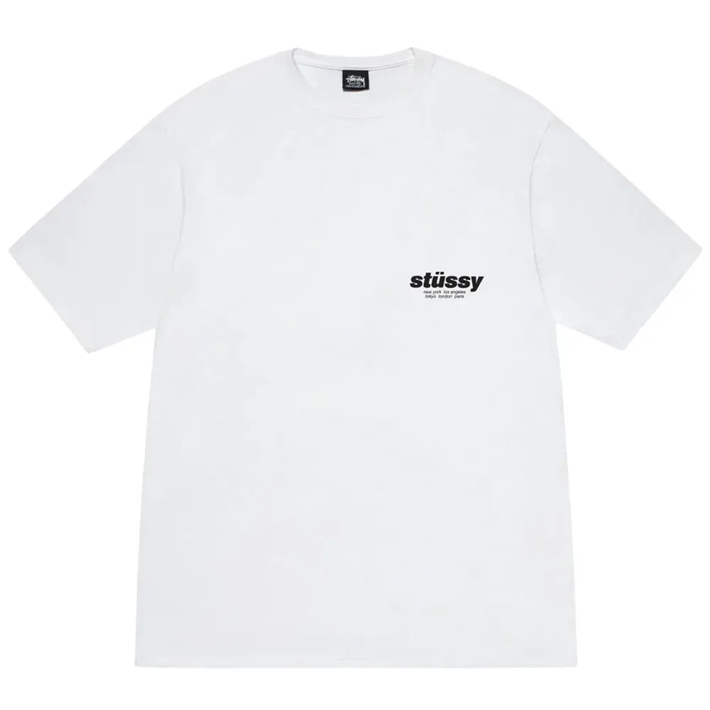 Camiseta Stüssy Rollers White
