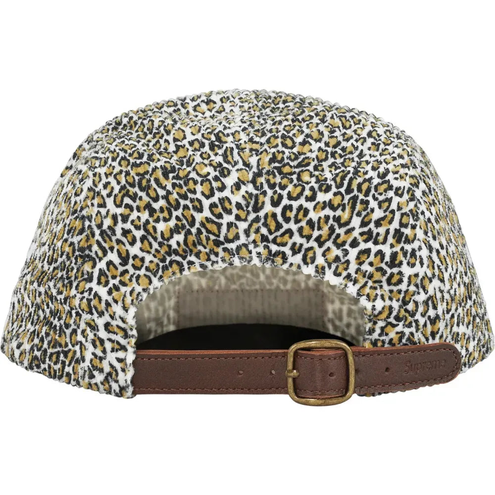 Boné Supreme Corduroy Camp Leopard