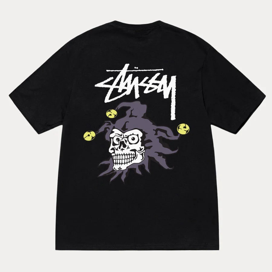Camiseta Stussy Joker Preto