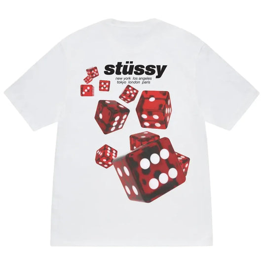 Camiseta Stüssy Rollers White