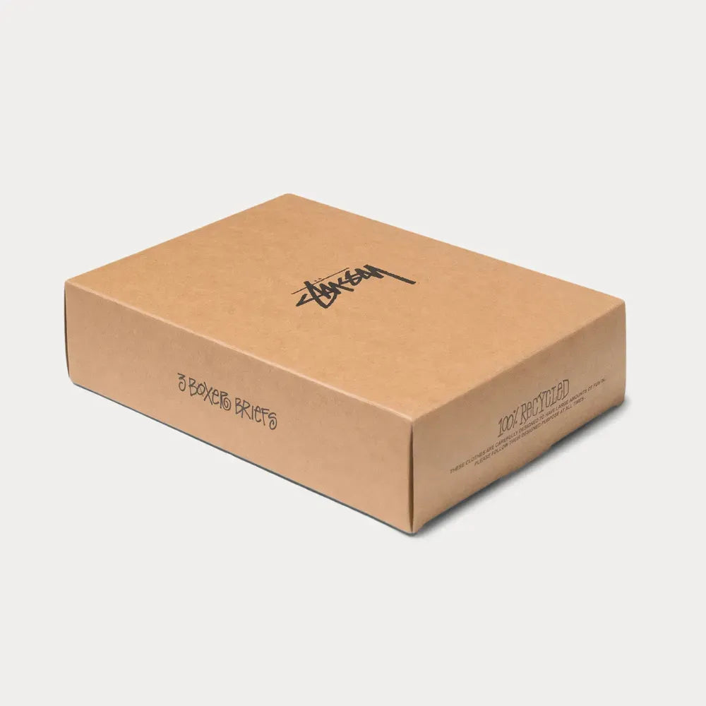Cueca Stussy 3 Pack Branco