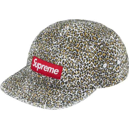 Boné Supreme Corduroy Camp Leopard