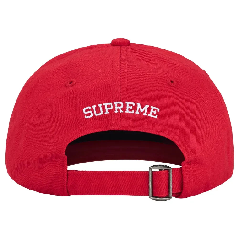 Boné Supreme Splatter 6-Panel Red