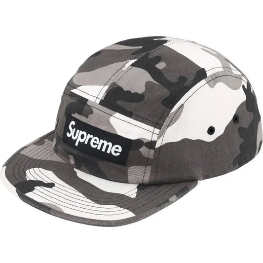 Boné Supreme Washed Chino Twill Camp Snow Camo