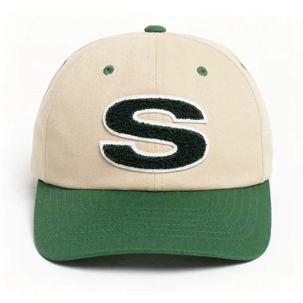 Boné Stussy S Logo Verde