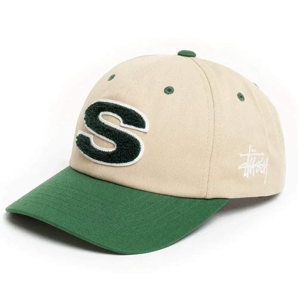 Boné Stussy S Logo Verde