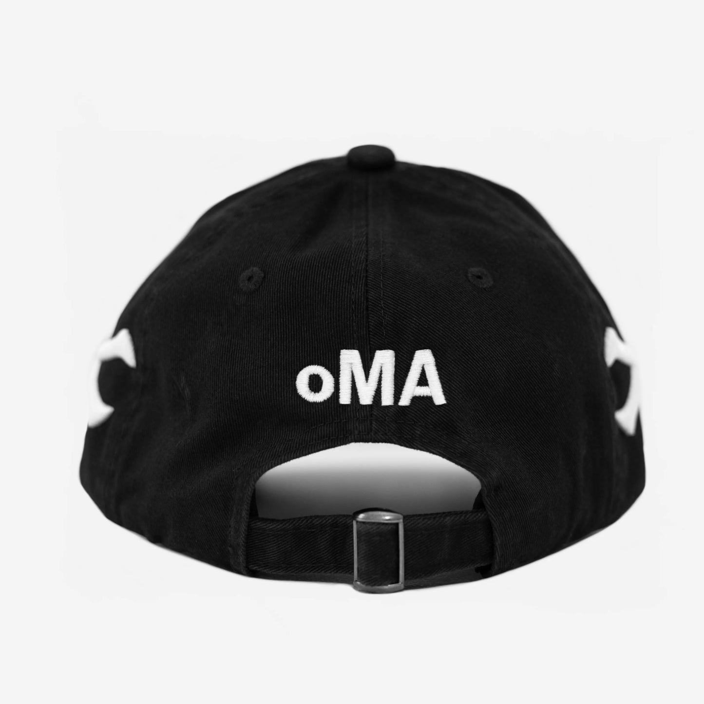 Boné oMa Studios Ny Crown Distressed Preto/Branco