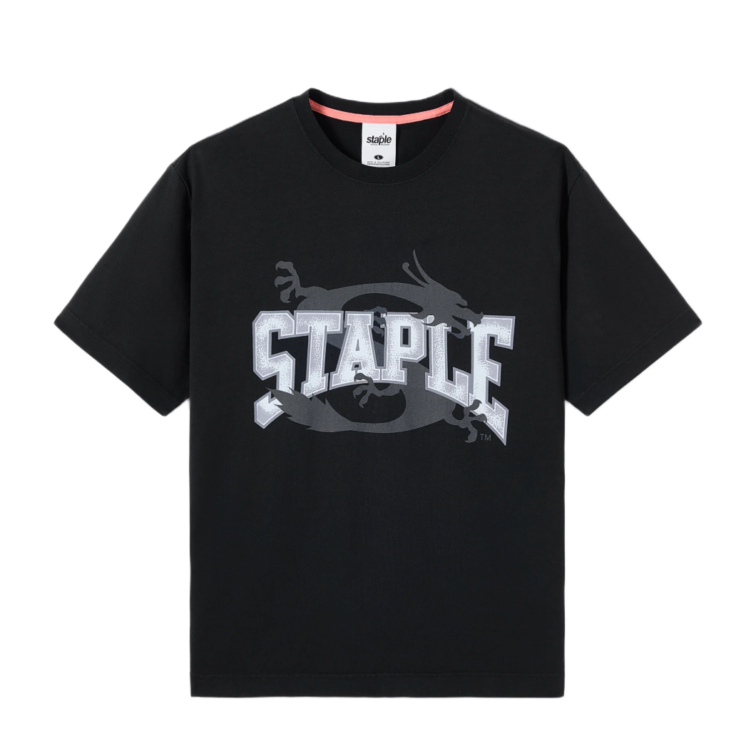 Camiseta Staple Frazier Dragon Preto