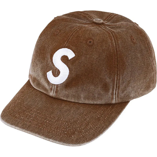 Boné Supreme S Logo Marrom