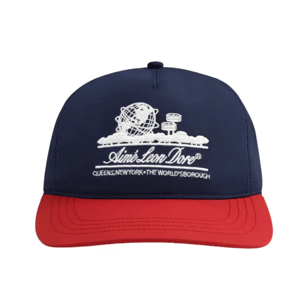 Boné Aime Leon Dore Unisphere Azul Vermelho